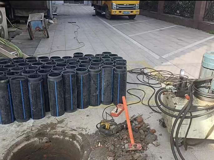 吉林PE置换管厂家 DN315置换管 非开挖管短管置换